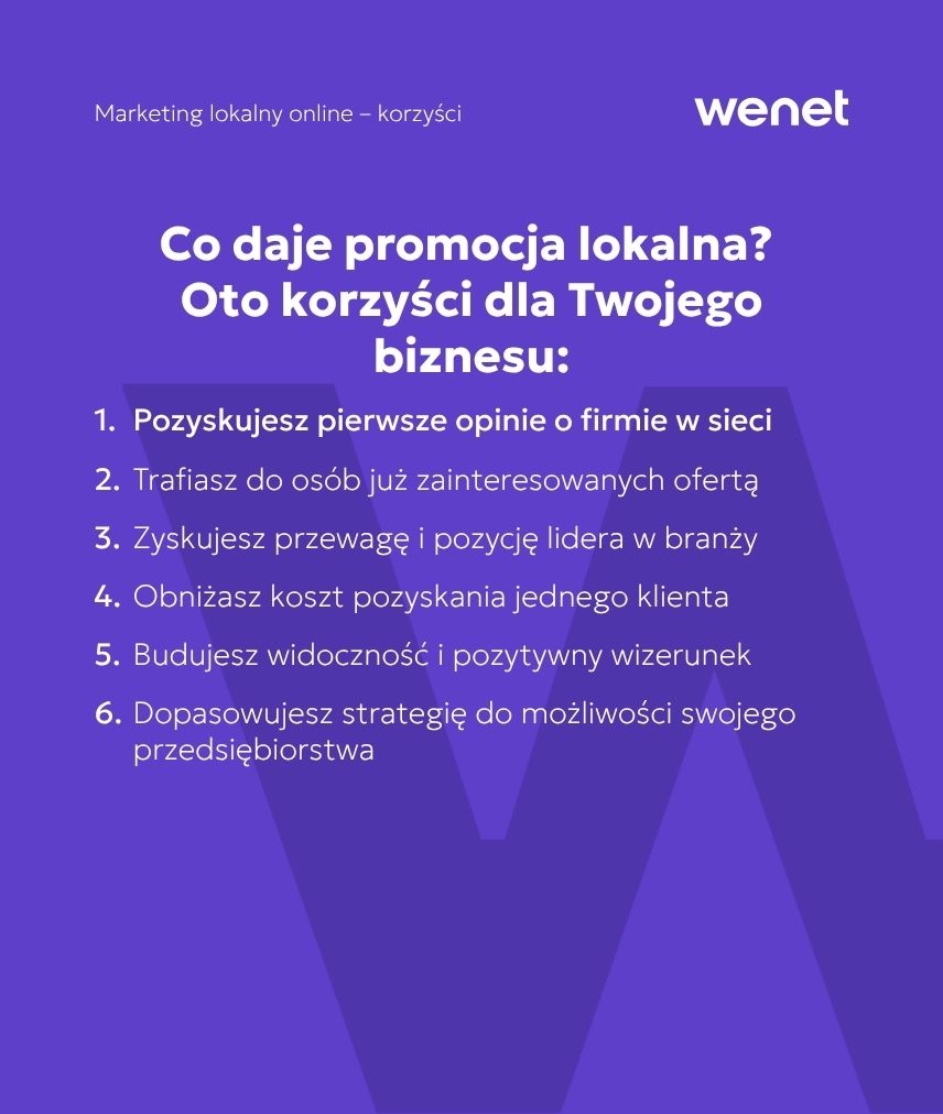Marketing lokalny online - korzyści