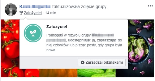 Założyciel, Administrator czy Lider konwersacji? Facebook oznacza członków grup