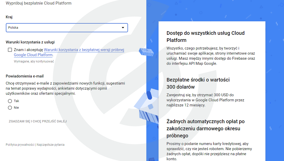 Jak wygenerować API Key i utworzyć konto w Google Maps Platform? Przewodnik