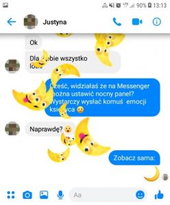 Tryb ciemny w aplikacji Messenger, czyli: Ciemność widzę!