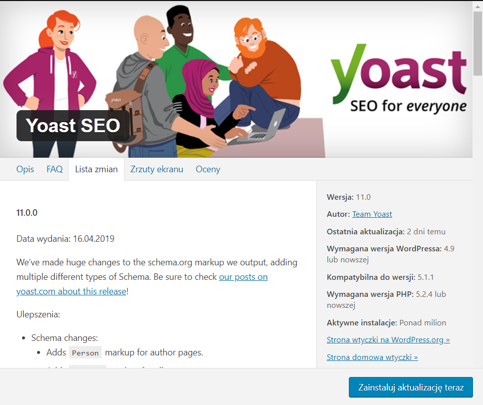 Wtyczka Yoast SEO