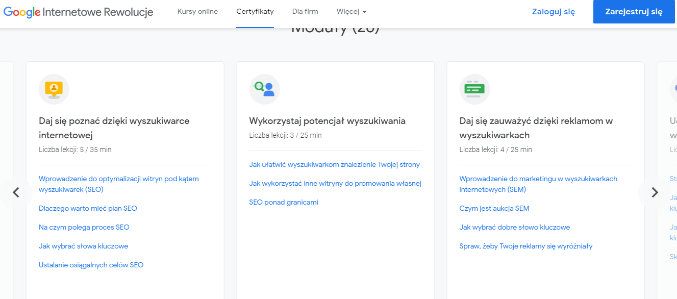 Google Internetowe rewolucje