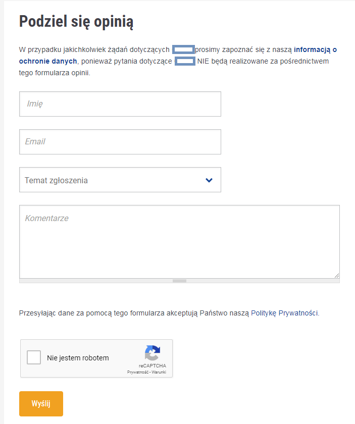 podziel się opinią