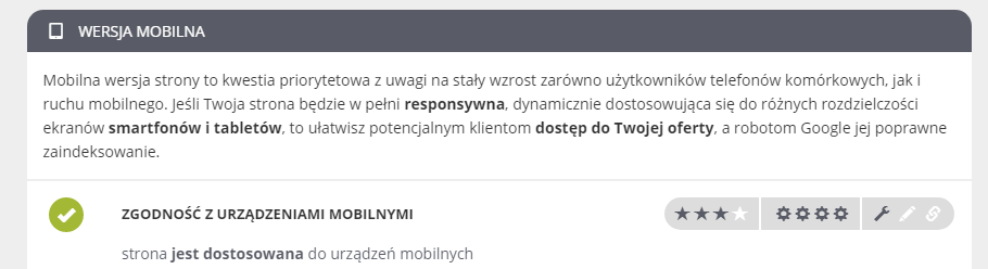 SEO Audyt wersja mobilna