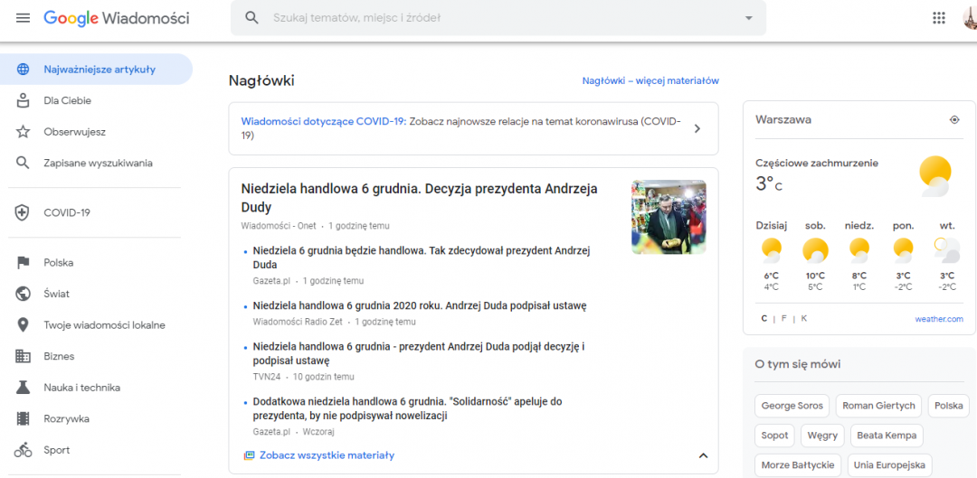Czym są wiadomości google