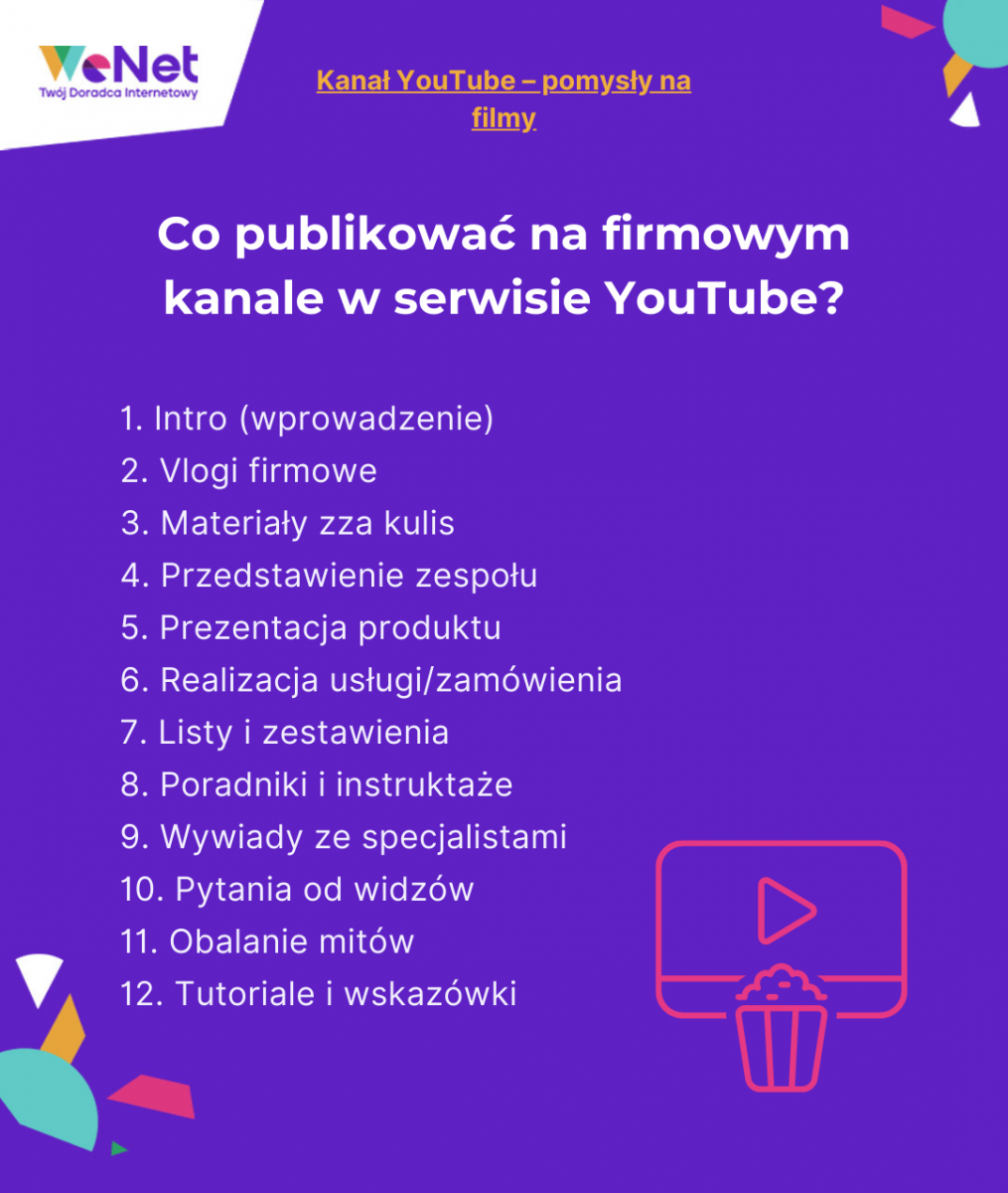jakie filmy publikować na youtube