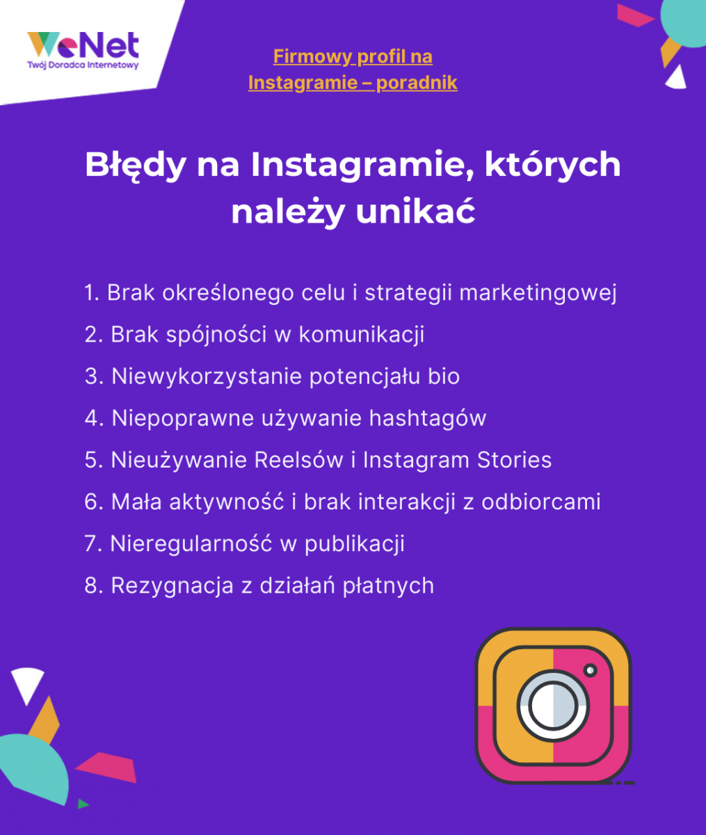 błędy na Instagramie, których należy unikać 