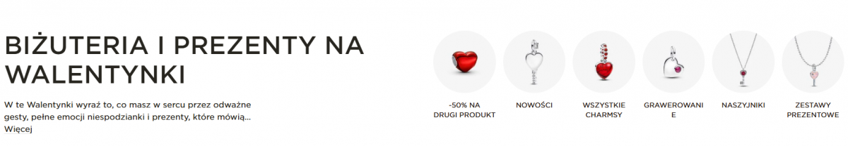 pandora reklama walentynkowa