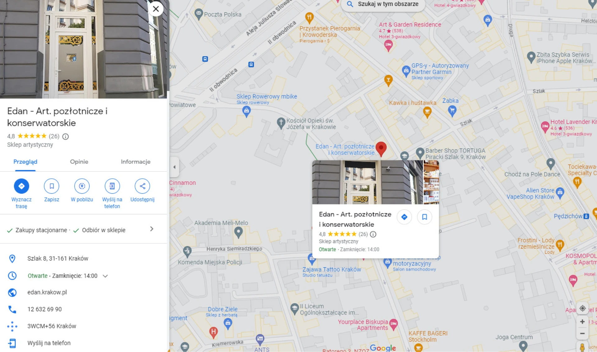 Profil Firmy w Google 